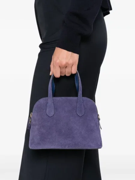 Top Liviana Conti din piele de căprioară violet