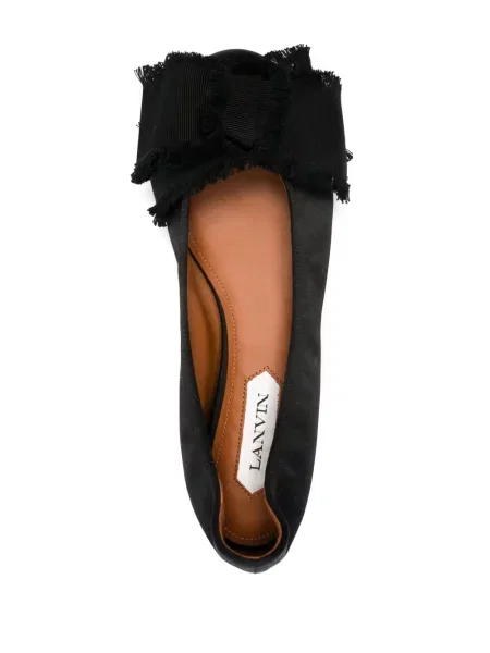 Μπαλαρίνες Lanvin με φιόγκο μαύρο