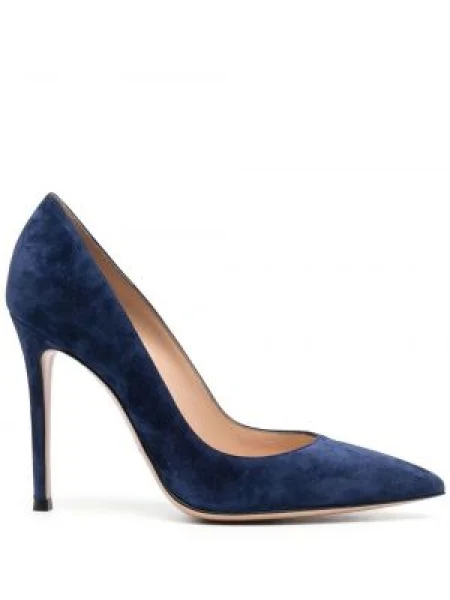 Pantofi cu toc Gianvito Rossi din piele de căprioară