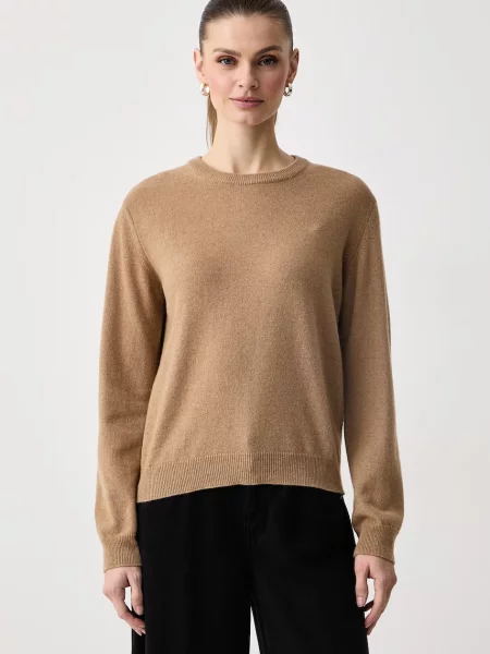 Haveone sweter z kaszmirem beżowy