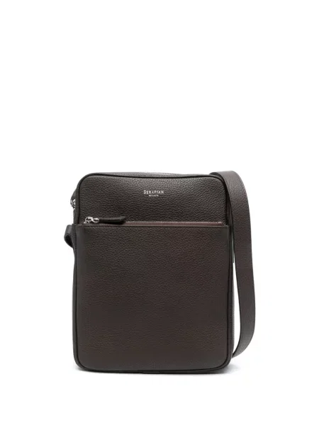 Kožna torba Serapian smeđa