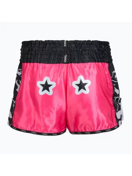 Spodenki treningowe meskie YOKKAO Original Muay Thai różowe