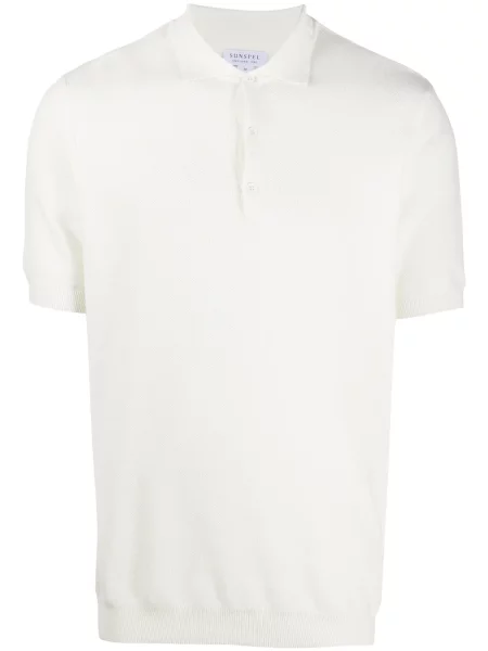 Tricou polo Sunspel alb