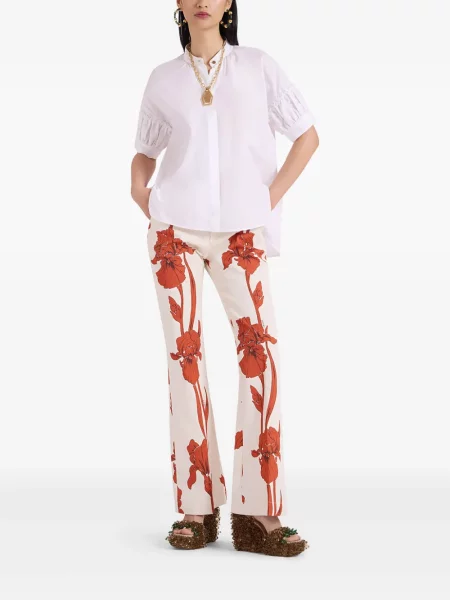 Pantaloni La Doublej cu model floral