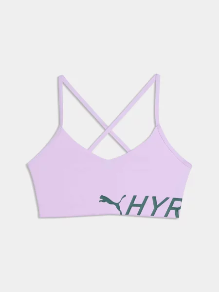 Спортивний топ PUMA W Hyrox Strappy Pwrmode Bra комбінований верх фіолетовий