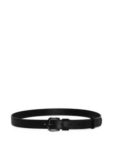 Cu centură curea Valentino Garavani din piele negru
