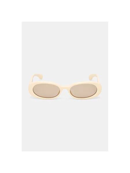 Sporty & Rich okulary przeciwsłoneczne beżowe