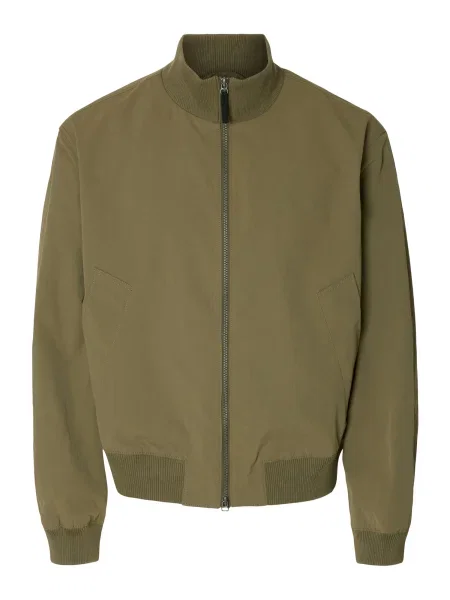 SELECTED Geacă de primăvară-toamnă SLHDYLAN oliv