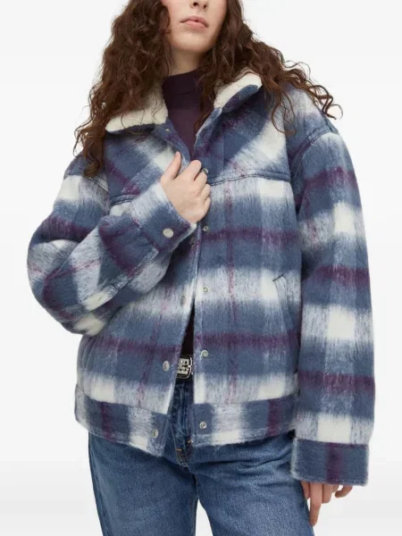 Карирани дънки straight leg Levi's® с шипове кафяво