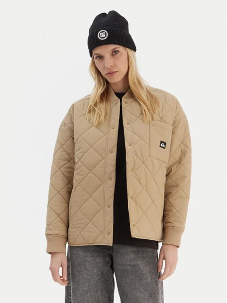 Quiksilver Geacă Shining Quilted bej