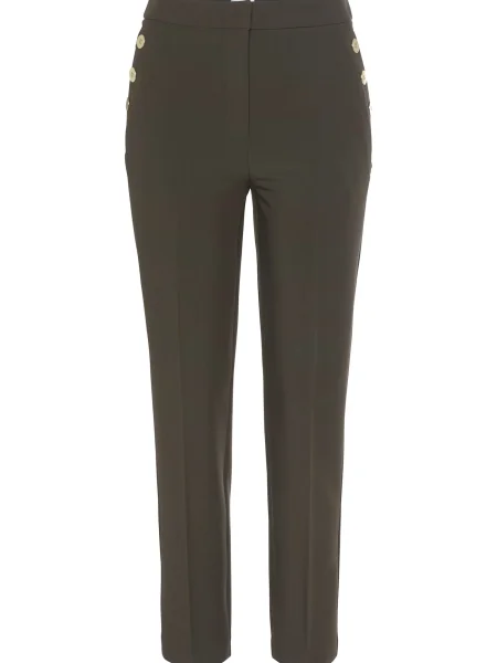 LASCANA Pantaloni cu dungă kaki
