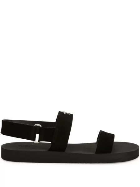 Sandale Giuseppe Zanotti din piele de căprioară negru