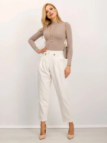 Bluză Fashionhunters bej
