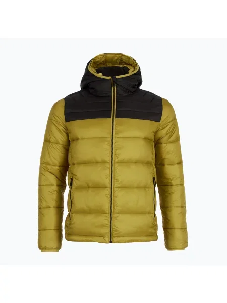 Zateplená bunda CMP Fix Hood golden green žlutá