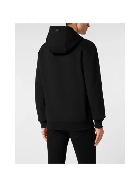 Bluza z kapturem Philipp Plein z kapturem czarna