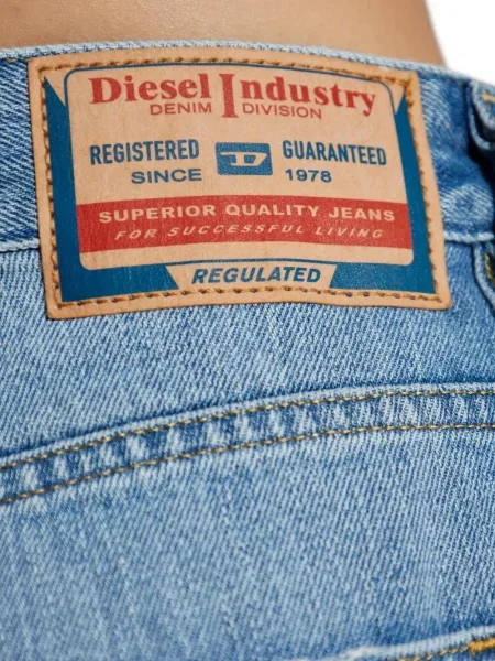 Blugi Diesel D-Sire zdrențuiți albastru