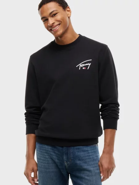 Світшот Tommy Jeans чорний