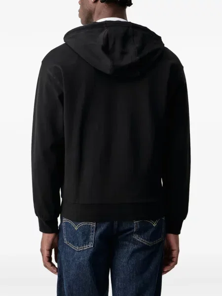 Hanorac cu glugă Benetton negru