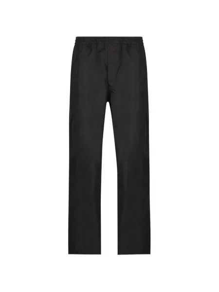 Pantaloni Prada cu autograf negru