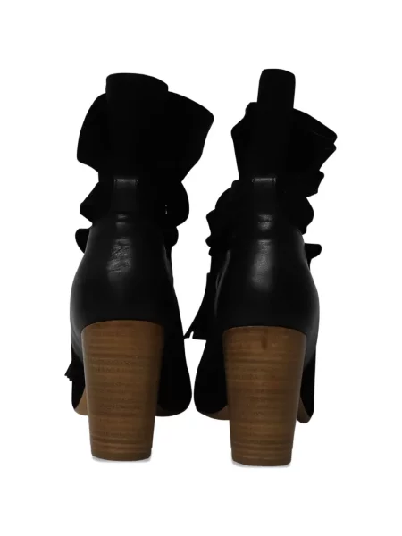Cizme scurte Ba&sh cu toc bloc negru