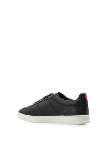 Sneakerși Kiton din piele negru