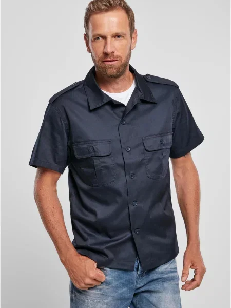 Риза Brandit синьо