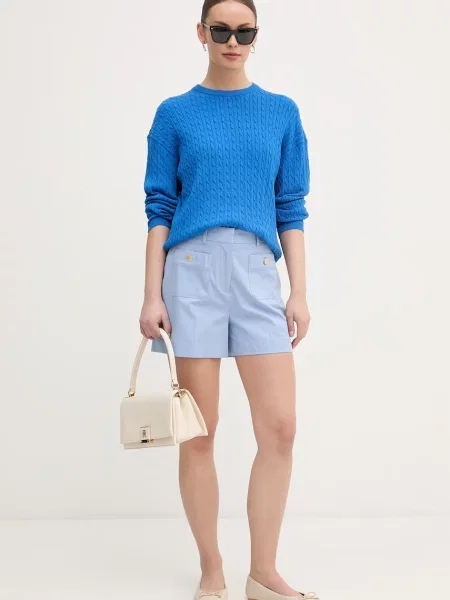 Tommy Hilfiger Elegantne kratke hlače modra