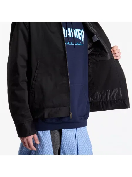 Jachetă Thrasher Mag Embroidered Mechanic Jacket Black M negru