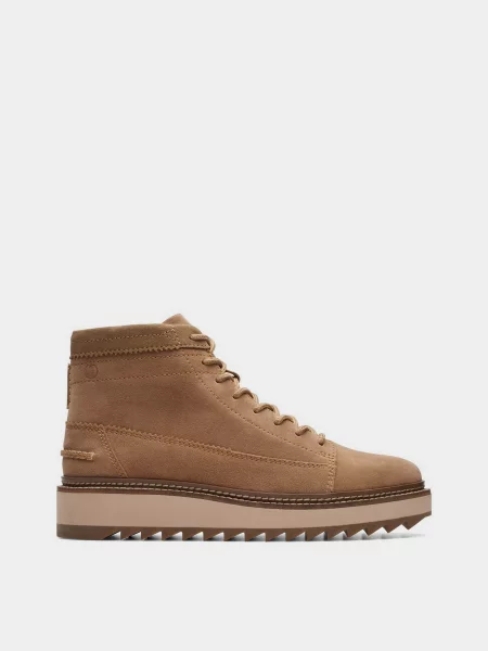 Clarks Черевики Текстиль коричневий