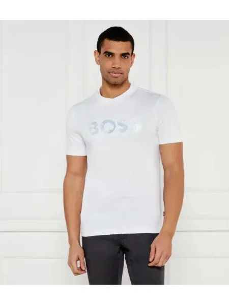 BOSS BLACK Tricou C-Thompson 70 alb