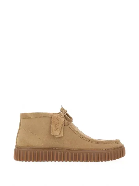 Botine Clarks cu șireturi din dantelă