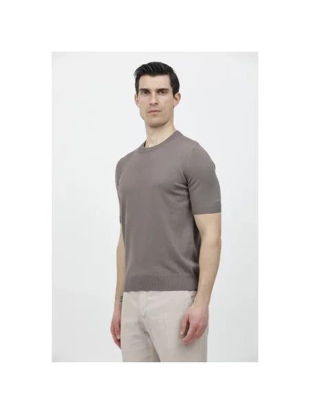 Dzianinowy sweter Gran Sasso szary
