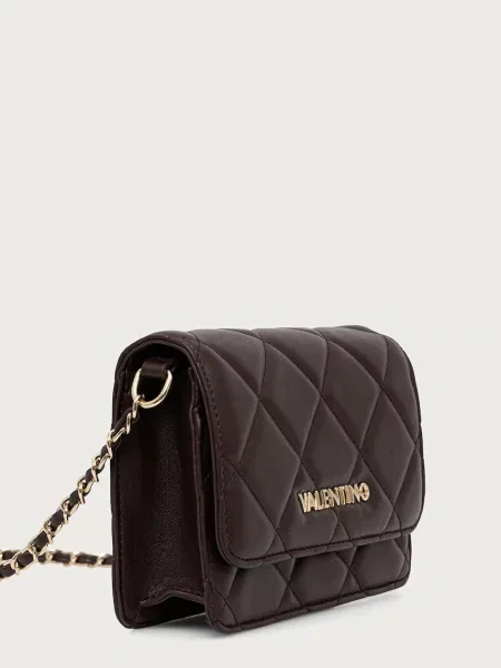 Valentino Bags crossbody torbica iz umetnega usnja rjava