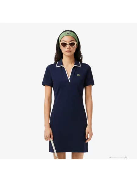 Классическое платье Lacoste синее