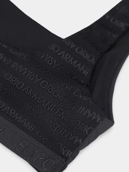 Бюстгальтер Emporio Armani черный