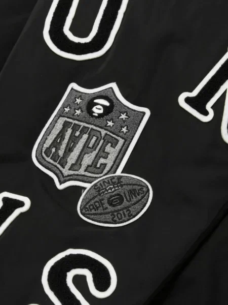Geacă Aape By A Bathing Ape cu broderie negru