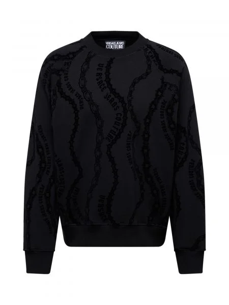 Versace Jeans Couture Hanorac | Relaxed fit negru