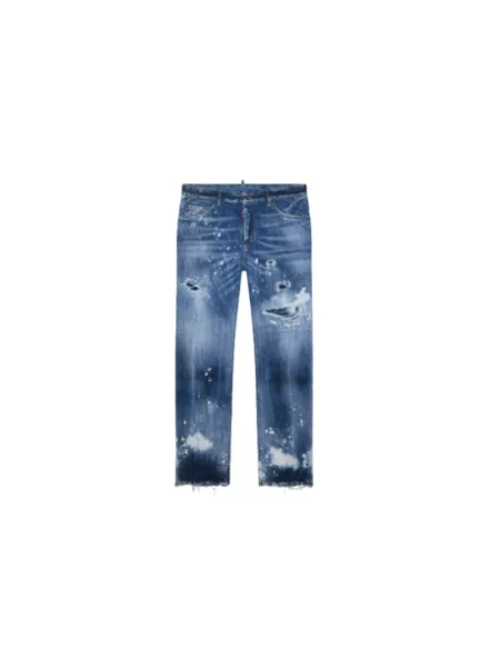 Jeansy Dsquared2 z 5 kieszeniami niebieskie