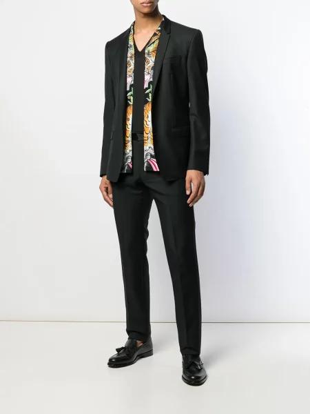 Marškinėliai Dolce & Gabbana v formos iškirpte juoda