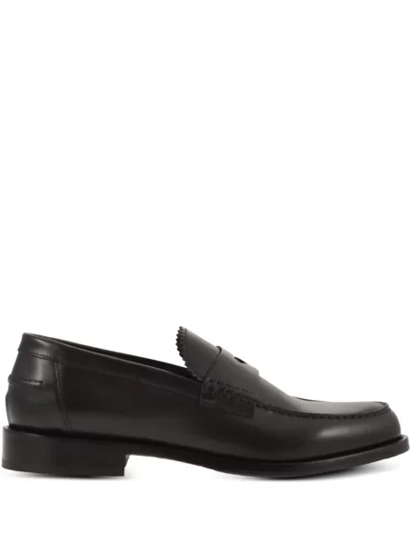 Pantofi loafer Doucal's din piele maro