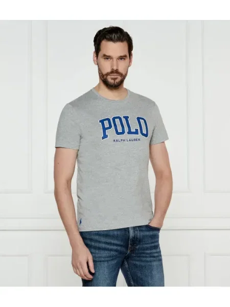 POLO RALPH LAUREN Tricou | Custom slim fit gri