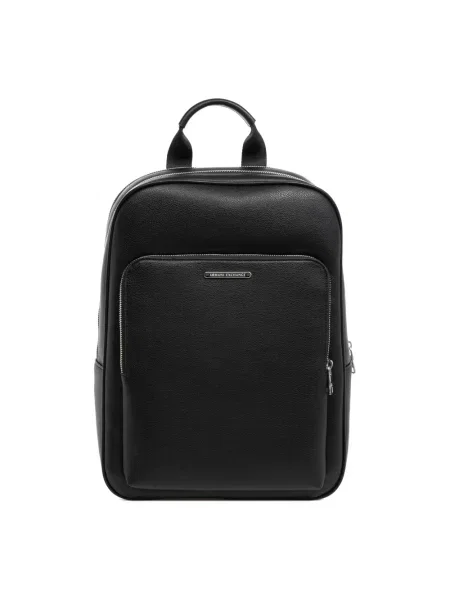 Torba Armani Exchange z nadrukiem czarna