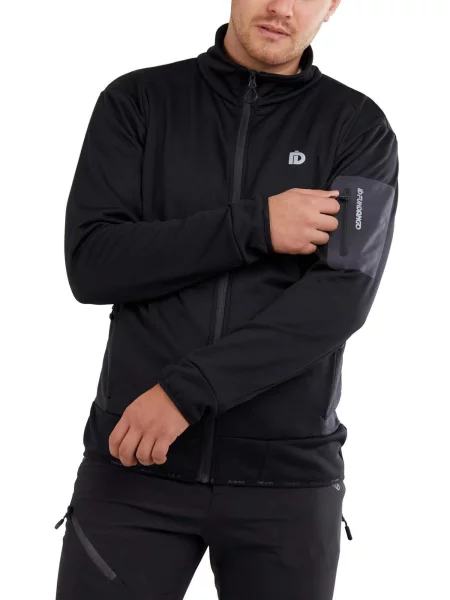 Bluza polarowa Fundango Rauris Midlayer czarna
