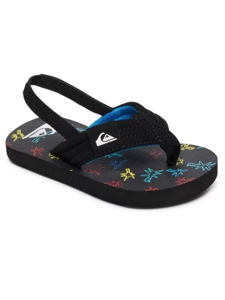 Japonki plażowe dla dzieci Quiksilver Molokai czarne