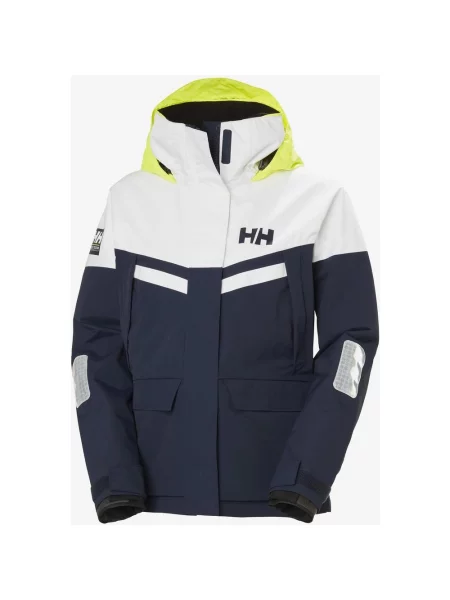 Kurtka Helly Hansen Pier 2L niebieski żółty XS biały