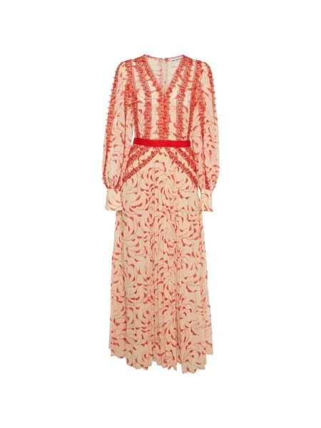 Rochie maxi Self-portrait din dantelă