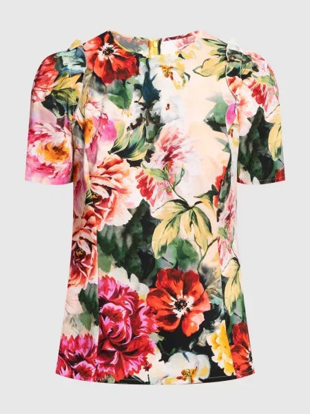 Блуза в квітковий принт Dolce&gabbana