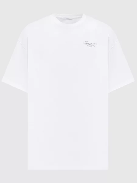 Футболка з принтом логотипа Givenchy біла