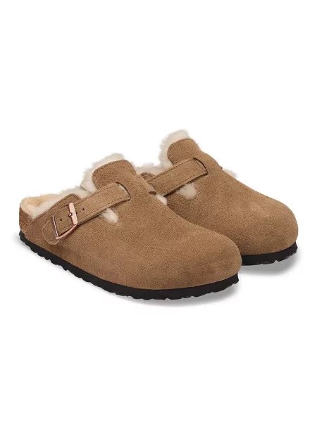 Замшевые мюли Birkenstock