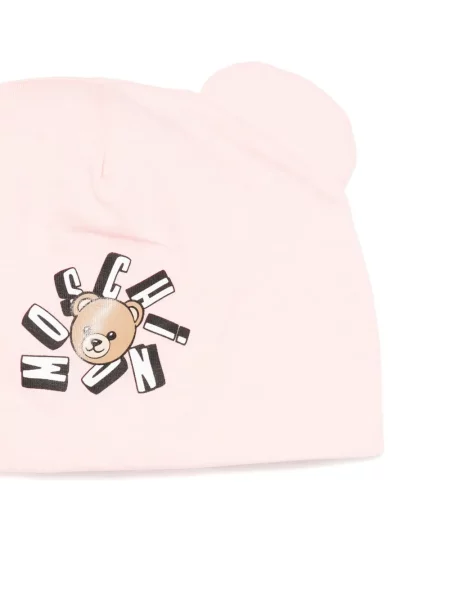 Piżama dziecięca Moschino różowa
